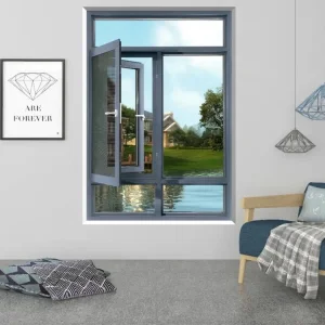 Easy-Install Modern Aluminum Alloy Swing Casement Window Kits Complete Hardware Step-by-Step Guide DIY Exterior Bathroom Use