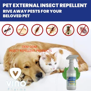 Repelente de Insetos Externo para Animais de Estimação, Portátil, Carregamento USB, Repelente Inteligente de Insetos, Repelente de Mosquitos, 2 Preto e 2 Branco Spray