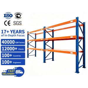 Custom Heavy Duty Industrial Pallet Racking High Load Conventional Pallet Rack for Commodity Logistics Central Warehouse Storage