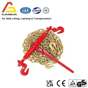 En 12195-3 Lashing Chain Ratchet Binder