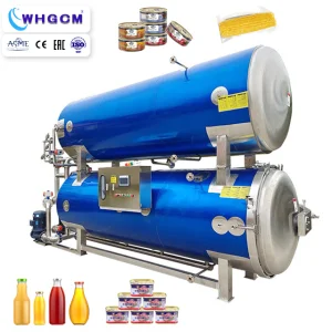 Steam Horizontal Sterilizers Autoclaves Industrial Autoclave for Canned Tuna and Beef Retort Pouch Food