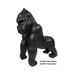 China Fiber Clay Gorilla Statues