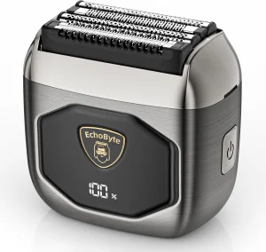 FK-715 Professional 8000RPM 4-Blade Reciprocating Electric Shaver IPX7 Waterproof Metal Body Men's Cordless Electric Razor
