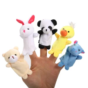 Animal Plush Puppet Finger Puppets