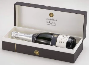 Premium Travel Metal Lock Customized Paper Box for Wine