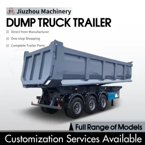 Hundred Ton King Dump Trucks for Transporting Sand, Gravel and Dirt Trucks Made in China This Is The Most Popular Semi-Trailer in The United States.