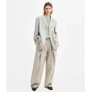 Customized Womens Blazer Jacket Oversize Casual Suit Set