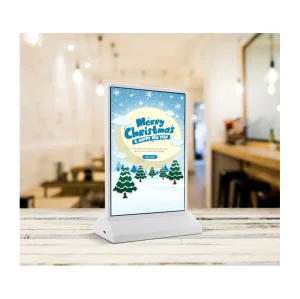 A4 Double Sided Advertising LED Menu Board with Battery Light Box