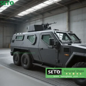 En1063 45mm 50mm 60mm Safety Bulletproof Glass Armored Vehicle