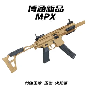 Customized in Stock Crystal War Game Water Bullet Mpx Gel Blaster Gun