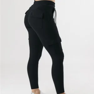 Women's Custom Joggers Tapered Leg Cargo Pants High Waist Quick Dry XL Size Winter Summer 89% Polyester 11% Spandex Loose