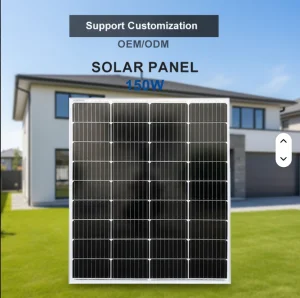 OEM ODM Professional Durable Cheap Aluminum Framed 60W 80W 100W 120W150W 200W 220W Waterproof Monocrystalline Solar Panel for off-Grid System Household