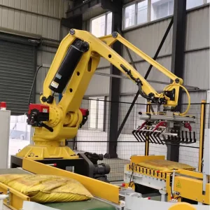 Multifunctionality Low Noise Robotic Arm End-of-Line Palletizer for Automated Packaging Line
