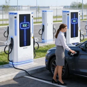 Large-Scaleel Ectric Vehicle Charging Station, with Power Ratings of 60kw 80kw 120kw 160kw 200kw 240kw, Supporting CCS2 EV Charging Station