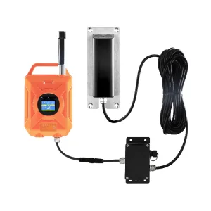 4G Lora Nb-IoT Wireless Battery Powered Remote Detection Ultrasonic Doppler Water Flow Rate,Velocity,Level and Temperature Monitoring Meter for Pipeline Manhole