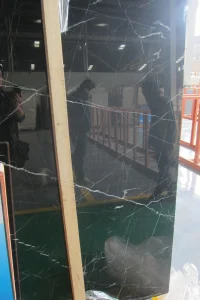 China Black and White, Nero Marquina Marble Kitchen Countertops