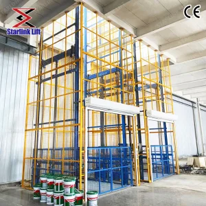 Customizable 2ton 3ton 5ton 10ton 15ton Industrial Warehouse Lifting Platform Cargo Lift Electric Hydraulic Guide Freight Elevator for Warehouse and Factory Wi