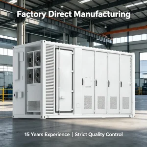 1mwh Containerized Energy Storage System Mobile EV Charging Capability for Industrial and off-Grid Projects