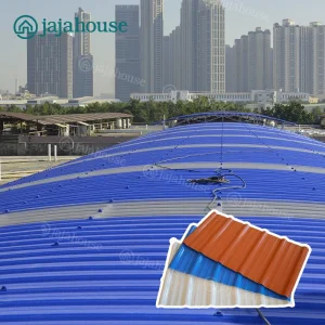 Thermal Insulation Decorative Trapezoidal PVC Plastic Roof Tiles Water Proof Electric Insulation Garden Park