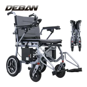 Deban China Quality Cheap Price Remote Control Lightweight Power Mobility Wheel Chair Portable Folding Electric Wheelchair for Handicapped Elderly Disabled