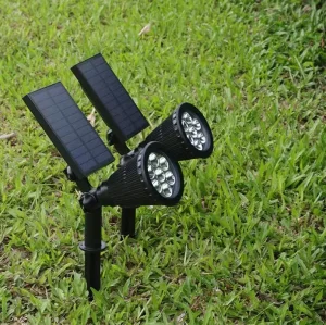 Iluminação LED Solar à Prova d'Água para Spotlights de Movimento no Jardim Externo TJ6