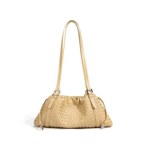 China Fashionable Women's Designed Custom Button Closure Waterproof Genuine Leather Polyester Shoulder Strap Manufacturer, Factories