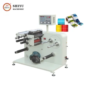 High Speed Automatic Label Slitting Rewinder Machine