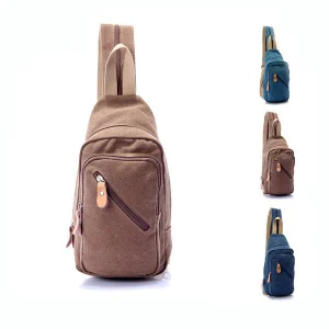 Mochila de Lona Vintage para Eventos Promocionais e Atacado