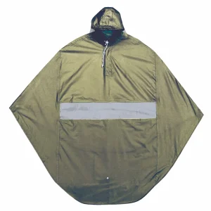 PVC Rain Poncho Reflective Waterproof Raincoat motorcycle Biking Rain Cape