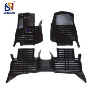 Custom High Quality Non-Slip 5D Hot Pressed Foot Mat Car Interior Waterproof Car Floor Mat