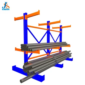 Warehouse Storage Rack Cantilevered Vbelts