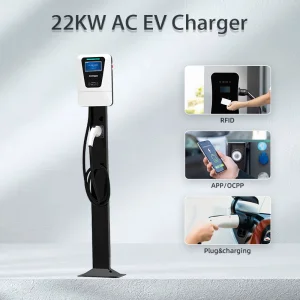 High-Power 7kw Electric Vehicle Charger with 5m Cable