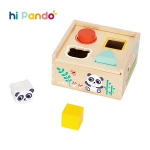 Montessori Wooden Shape Sorter Game Geometric Animal Puzzle Children Matching Educational Toy for Kids