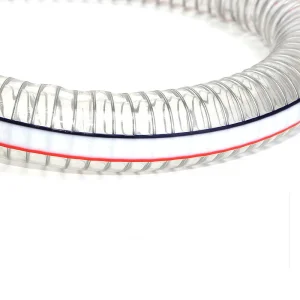 Corrosion and Aging Resistance Stainless Steel Wire Reinforced PVC Vacuum Hose for Oil and Powder for Water Oil Powder Suction Discharge Conveying