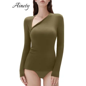 Suéter Elegante para Mulheres Camisetas de Malha