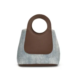 2026 Summer Weaving Hand Carrying Bucket Bag