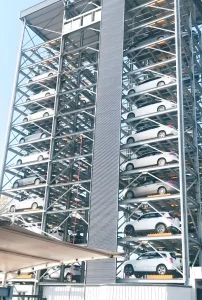 Smart Multi-Level Automated Parking Tower System Mechanical Robot Car Parking Building Equipment