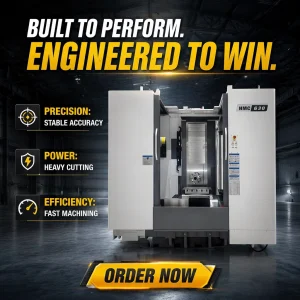 HMC630 CNC Horizontal Machining Center 6000RPM High Speed Spindle Heavy Duty Rigid Structure Efficient Mass Multi Surface