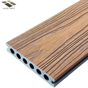Easily Assembled WPC Flooring Weather Resistant Anti-Slip Swimming Pool Outdoor WPC Composite Decking