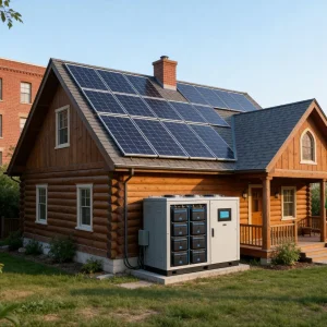 10kwh Sistema de energía solar híbrido independiente para uso doméstico con batería de almacenamiento