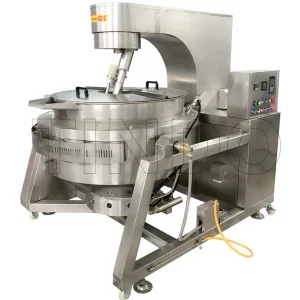 Industrial Big Capacity Oil Jacketed Cooking Mixer Pot Peanut Vegetable Large Steam Cooking Equipment