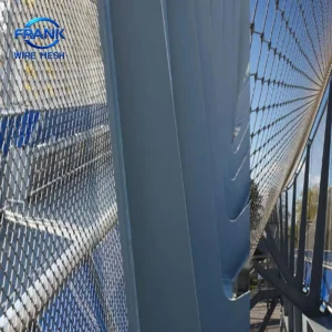 Malha de Cabo de Aço Inoxidável para Enclosure de Animais em Zoológico, Rede de Aviário / Corrimão de Escada, Malha de Parede Verde