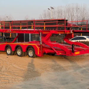 New 2/3/4 Axles 50/60/70/80t Steel Double Deck Heavy Truck 8 10 Car Transport Trailer Car Hauler Trailer Car Carrier Truck Semi Trailer for Transport Car