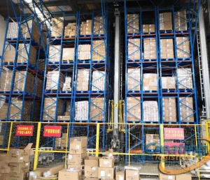 Anti-Seismic Steel Structure for Automated Stereo Warehouse