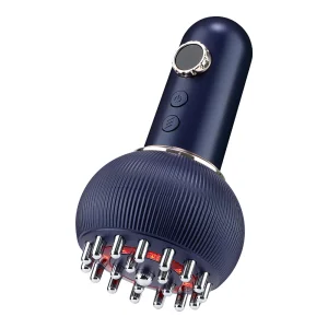 Cordless Electric Guasha Body Slimming Device Pulse Meridian Brush Microcurrent Heat Vibration Anti-Cellulite Abdominal Massager