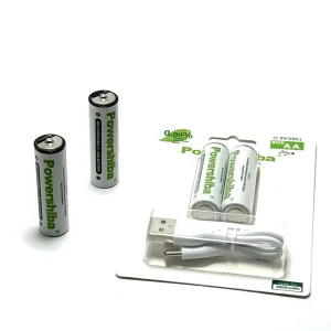 1.5V Battery Type C Lithium USB Rechargeable AA Battery