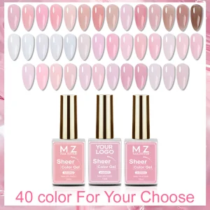 Jelly Gel Polish Sheer Colors