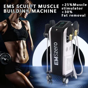 4 Handles EMS Body Slimming Muscle Building Butt Lift RF EMS Body Sculpt Muscle Stimulator Beauty Euipment