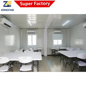 Construção Modular Prefabricada de Contêineres de Aço com Montagem Destacável para Alojamento em Quartos de Dormir em Acampamentos