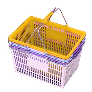 GuichangBasketMetal Handle Vegetable Basket Hand BasketBasket Plastic Frame LargePlastic Metalbasket